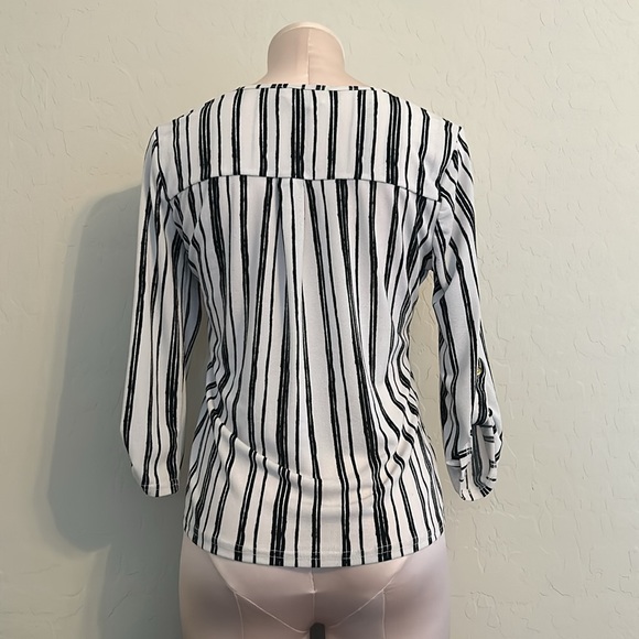 The Workshop Striped Blouse - Picture 3 of 8